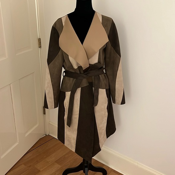 Zara Jackets & Blazers - COPY - Zara Suede Spring Coat, Light Weight, size S